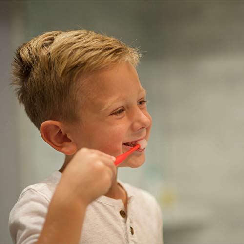 Брилијантна четка за заби на деца на возраст од 5-9 години, момчиња или девојчиња, за употреба кога пристигнуваат заби за возрасни,