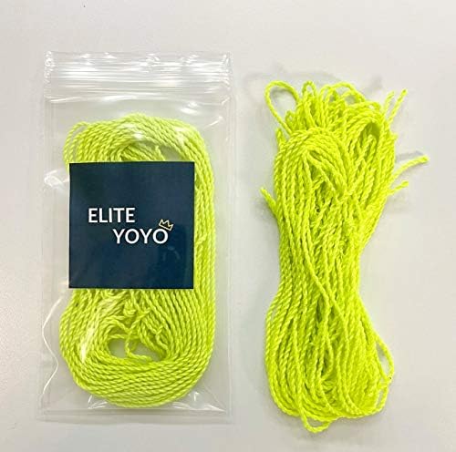 Елита Јојо светло жолти yoyo жици, 10 жици во пакет - почетници и професионални yoyo жици!