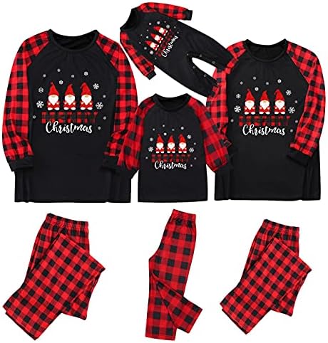 Божиќни пижами за семејни Божиќ пижами pjs облека за спиење облека што одговараат на семејни способности пижами поставени Божиќни облеки