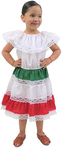 Леос увезува девојки мексикански фустан три-боја