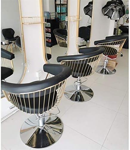 WFYW Класичен салон стол за берберница стилист за коса, стол за тетоважа бербер салон за убавина стол лифт ротирачки моден бербер салон за коса