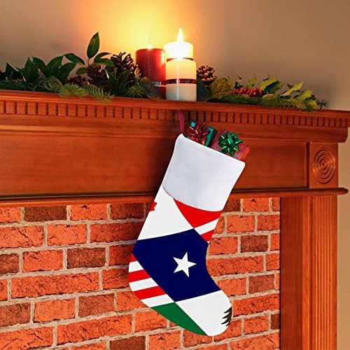 Божиќно порибување Божиќно порибување чорапи печати Божиќни дрво украси