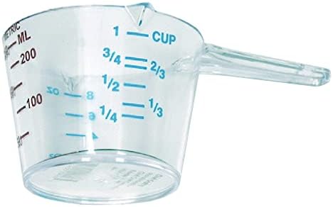 Готвач Занает Изберете Пластична Мерна Чаша, 1 Чаша, Исчисти