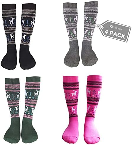 Калакиди Скијачки Чорапи Деца 1 Пакет / 3 Пакет Зимски Топли Аикидо Термални Чорапи За Момчиња Девојчиња Мали Деца