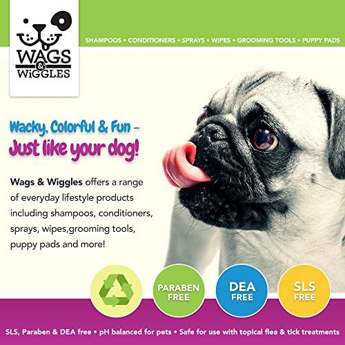 Wags &засилувач; Wiggles Slicker Четка За Кучиња | Миленичиња Четка За Кучиња И Кученца Со Средна До Долга Коса | Најдобар Куче