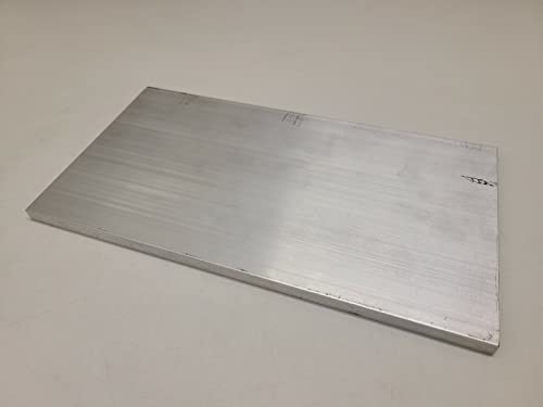 6061 Алуминиумска рамна лента, 3/8 x 6 x 14 долга, цврста залиха, плоча, машинска обработка
