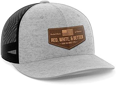 Црвена, бела и подобра од тебе кожна печ -капа