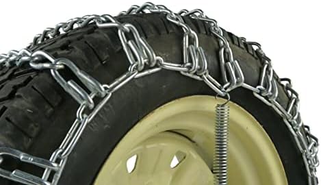 Продавницата РОП | Пар од 4 ланци на гуми за врски и затегнувачи за занаетчија снег на вентилатор се вклопува 29x12x15