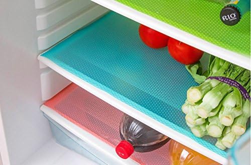 Cafurty 6 PCS ладилки за фрижидер, може да се исечат фрижидерски душеци водоотпорни влошки за фрижидер зеленчук овошје свежо подлога