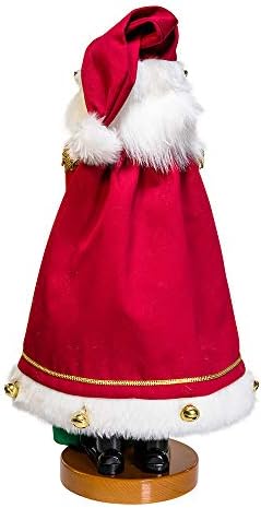 Курт Адлер Штајнбах ingингл sвончиња Санта Музички оревокршач Божиќен декор, СПД, разнобојно