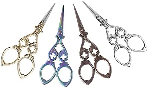 ГЛУПАВИ Занаетчиски Ножици Занаетчиски Ножици За Метални Везови Ножици За Шиење Професионални Мали Златни Ножици За Ножици За Сечење Ткаенина
