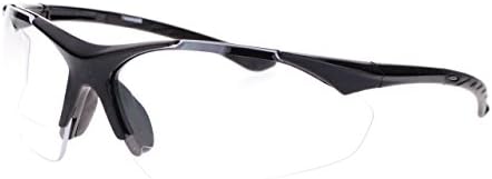 Менс Исчисти Леќа Половина Раб Спортски Очила Со Бифокална Читање Објектив