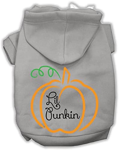 Mirage Pet Products Lil Punkin Screen Precrint Hoodie, 3x-large, сива