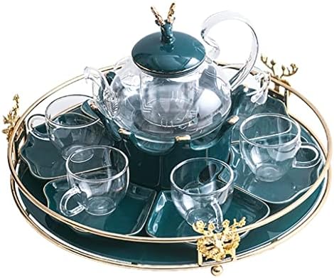 N/A цвет чајник постави стакло во вода за домаќинството Попладне чај овошје цвет чајник чај постави чај за греење на свеќа