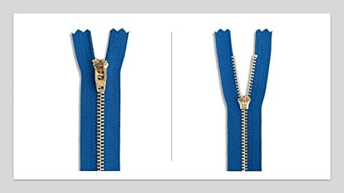 4.5 месинг панталони Кралска сина средна тежина YKK Zipper - Royal Blue 918 - Изберете ја вашата должина - направено во Соединетите Држави