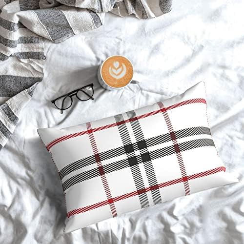 Перници за кревети од icиррт Тартан, странични и врти хипоалергични перници