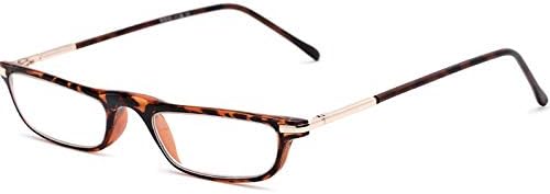 Луксузниот Читател Очила За Читање, Пролетна Шарка Метална Правоаголна Рамка За Мажи И Жени + 2,75 Желка