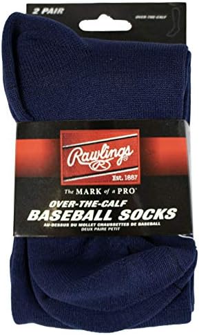 Cawlings Baseball/Fastpitch чорапи со мекобол | 2 пар | Повеќе големини/бои