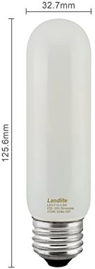 Промоција 2PK LED T10 3.5 W, 25W/120V Блескаво Еквивалент, Целосно Традиционални Стаклени Светилки Во Форма На T10
