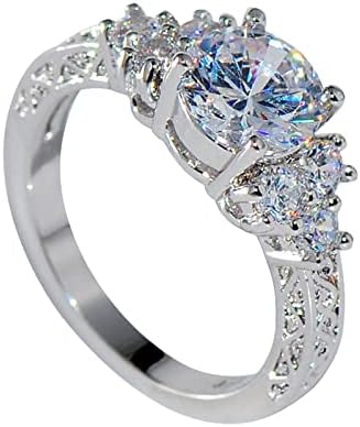 Indeенски ветувачки ringsвони индекс на личност индекс на циркон прстени за жени модни светло луксузни свадбени прстени накит loveубов