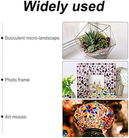 Sewacc гроздобер декор цветни садови на отворено 1 торба керамички мозаични плочки занает мозаик парчиња рамки за слики со цвеќиња