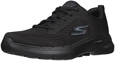 Skechers Men's Gowalk 6-атлетски тренинзи чевли за одење со патики од пена од воздух, црна 3, 13