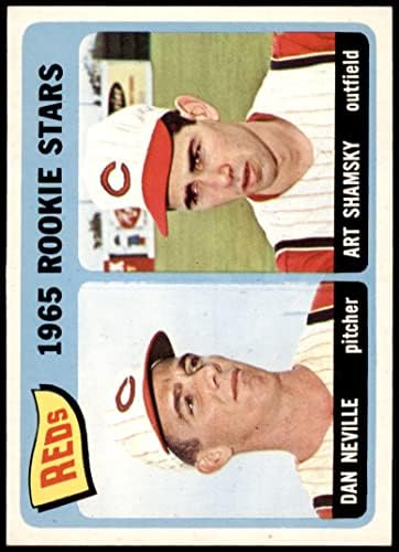 1965 Топпс 398 Reds Rookies Art Shamsky/Dan Neville Cincinnati Reds NM/Mt Reds