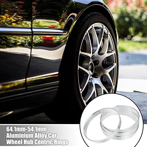 X Autohaux 4PCS OD 71,5 mm до ID 71.1mm алуминиум легура автомобил автоматски центар за центрични прстени за замена на центар за