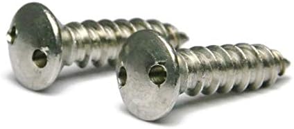 Спајнер Безбедност на овална глава метални завртки 18-8 не'рѓосувачки челик 12
