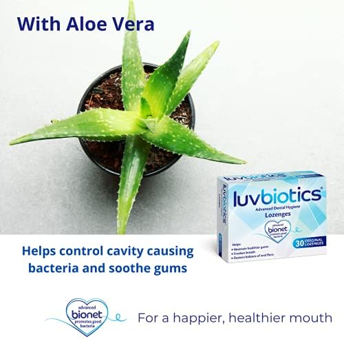 Luvbiotics - Напредна хигиена на забите - 30 оригинални лозови на вкус - освежено здив и промовирајте добри бактерии - Пробиотик третман