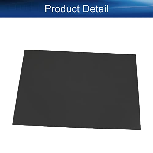 Heyiarbeit 11,69 x 8.27 Црн акрилен лим фрлен плексиглас пластичен лим 0,04 дебел, за ламби, градежништво, ракотворби, правење модели и употреба