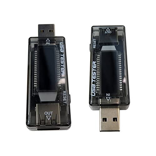 Мерач на капацитет на напон на тестер за напојување со USB моќност 4-20V 3A Полначи за тестирање и Кабли Големина: 5.9 * 2,4 * 1,3см