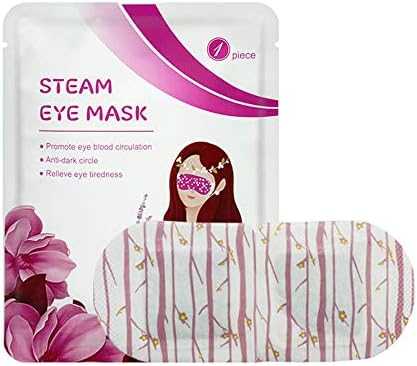 Ниту една марка 10 парчиња пареа маска за очи за суви очи Темни кругови загреана маска за очи за здравје на бањата за спиење