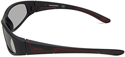 Skechers Момчиња ' SEA9082 Правоаголни Очила За Сонце, Мат Црна, 53mm