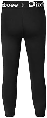 Dizoboee момчиња компресија панталони хеланки за хулахопки за спортски младински деца атлетска кошаркарска база слој