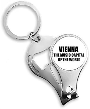 Виенски музички главен град на светски нокти прстен прстен клуч за шише со шишиња со шише Клипер