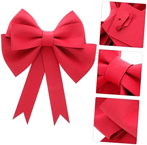 Абаодам 2 парчиња свадбена лак кинески украс за розови декор црвена венец Божиќни завеси за завеси, лак, вратоврска за завеси Божиќни