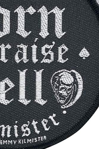 Motorhead Lemmy Kilmister Роден за да подигне пеколен лепенка метал ткаен шие на апликација