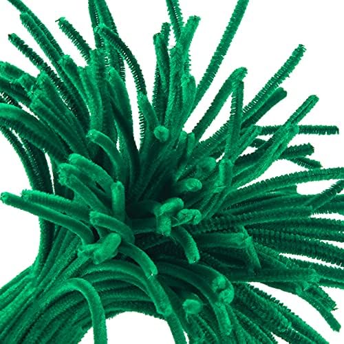 Занаетчиски Средства За Чистење Цевки Cuttte-100 парчиња Темно Зелени Средства За Чистење Цевки Занаетчиски Материјали За Уметност