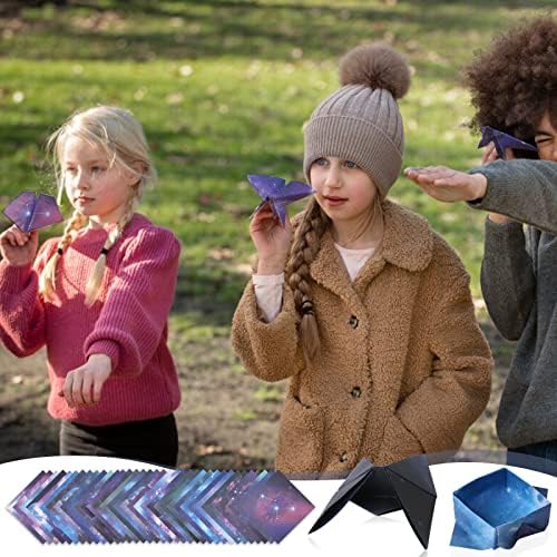 150 листови Галакси Оригами хартија за деца Sky Strapbook Haper Double Erided Origami Haper Compt