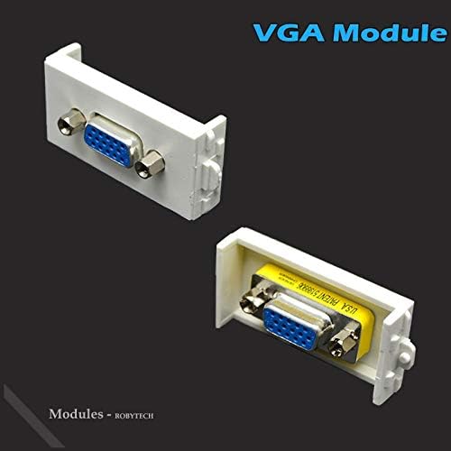 Ѕид Плоча СО VGA + VGA + HDMI Модули, Дисплеј Монитор Клучни Конектори Приклучок/Приклучок Ѕид Монтирање Faceplate Капак