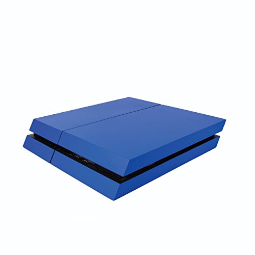 PREMIUM PS4 PLAYSTATION 4 Шарена винилска обвивка/кожа/покритие за PS4 Конзола и PS4 контролори: Мат сина
