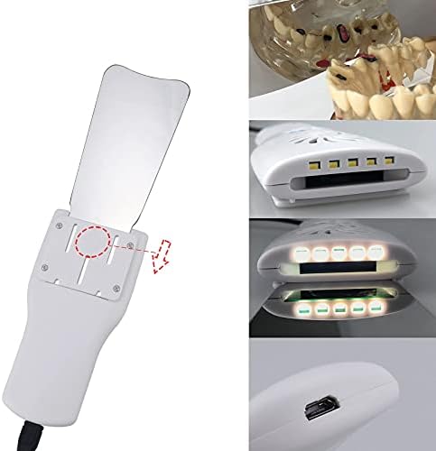 Алус стоматолошки алатки, стоматолошко огледало со светлина, анти-мастило за стоматолошко огледало, огледало на уста, алатки за