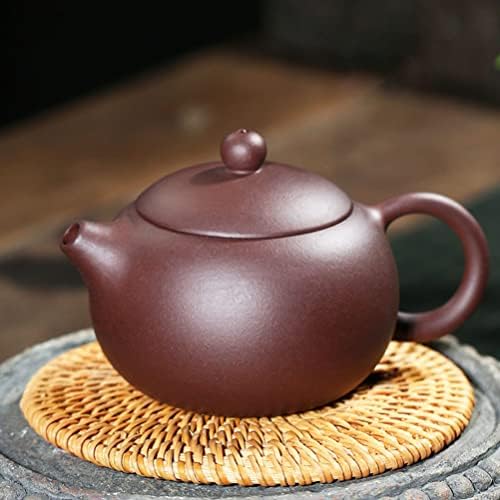 Хемотон Кинески чај сет кинески чај кинески садови за чај Зиша природна кал виолетова песок чајник глинено рачно изработен чај тенџере кунгфу