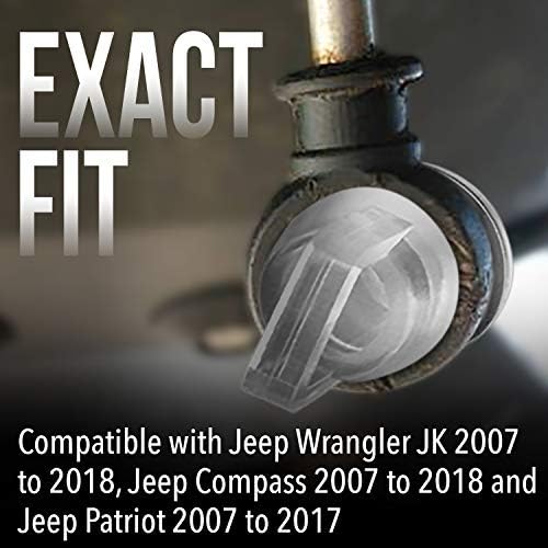 [2 пакет] Мисија автомобилска трансфер кутија кабел за грмушка се вклопува во Jeep Wrangler JK 2007-2018 и повеќе - Поправете