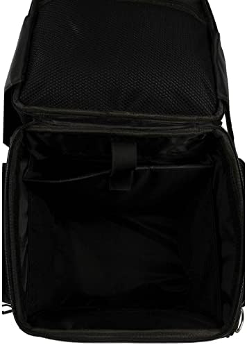 Milwaukee Performance Sh689 Црна голема најлон Сиси Бар торба со ленти за пакети со задниот дел