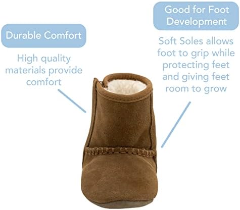 Babyez девојчиња и унисекс меки стапала чизми за новороденче и дете, 0-24 месеци