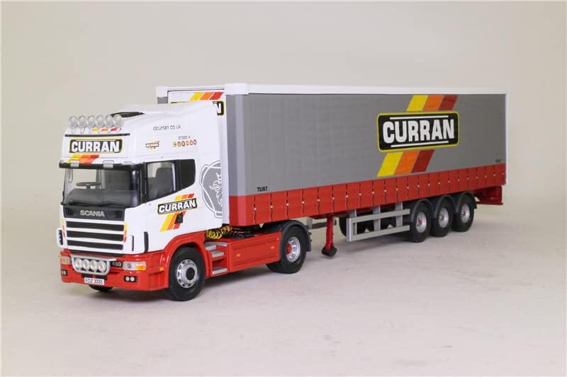 Corgi за Scania за Topline CurtainSide Trailer D. Curran & Sons Ltd Limited Edition 1/50 Diecast Truck Pre-изграден модел