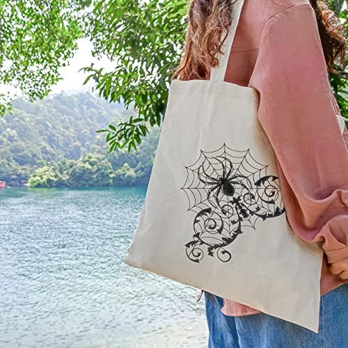 Казова симпатична памучна платно тота торба готска минималистичка естетска естетска торба Бохо шопинг мандала цвет торба торба подарок за неа