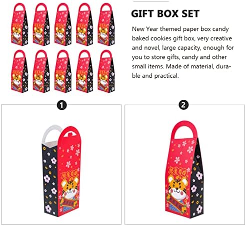 Подарок За невеста 10 ПАРЧИЊА Година На Печена Кутија За Подароци Кутија За Хороскопски Пакети Кутии За Цртани Бонбони Година На Складирање